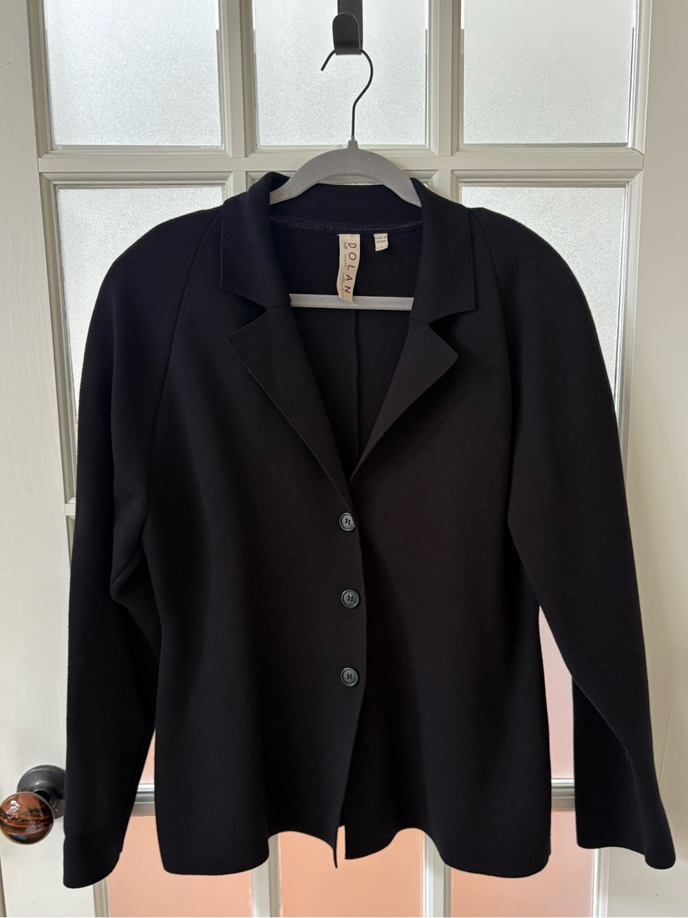 Black Women's Tailored Button Blazer/sweater